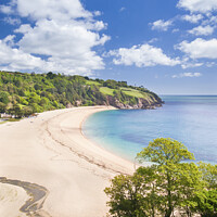 Buy canvas prints of Blackpool Sands, near Dartmouth, South Hams, Devon by Justin Foulkes