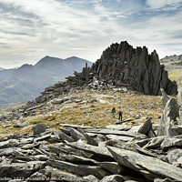Buy canvas prints of Castle of the Winds, Glyder Fach, Snowdonia by Justin Foulkes
