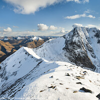 Buy canvas prints of Ben Nevis North Face from Carn Mor Dearg  by Justin Foulkes