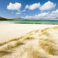 Buy canvas prints of Horgabost beach, Isle of Harris by Justin Foulkes