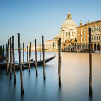 Buy canvas prints of Santa Maria della Salute church, Grand Canal, Venice by Justin Foulkes