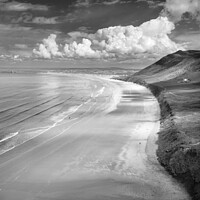Buy canvas prints of Rhossili Bay, Gower Peninsula, Wales by Justin Foulkes