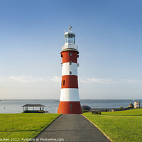 Buy canvas prints of Smeaton's Tower, Plymouth Hoe by Justin Foulkes
