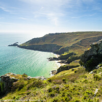 Buy canvas prints of Starehole Bay, near Salcombe, South Devon  by Justin Foulkes