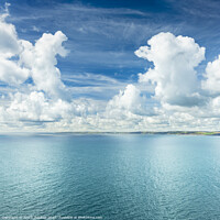 Buy canvas prints of Clouds over Whitsand Bay by Justin Foulkes