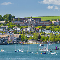 Buy canvas prints of Britannia Royal Naval College, Dartmouth, Devon by Justin Foulkes