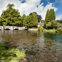 Buy canvas prints of Ashford-in-The-Water, Derbyshire Peak District by Justin Foulkes