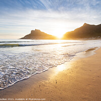 Buy canvas prints of Hout Bay at sunset, near Cape Town, South Africa by Justin Foulkes