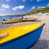 Buy canvas prints of Beesands, South Devon. by Justin Foulkes