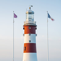 Buy canvas prints of Smeaton's Tower on Plymouth Hoe by Justin Foulkes