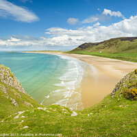Buy canvas prints of Rhossili Bay Beach, Gower, South Wales by Justin Foulkes