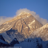 Buy canvas prints of Mount Everest, Himalayas, Nepal by Justin Foulkes