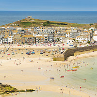 Buy canvas prints of St Ives, Cornwall by Justin Foulkes