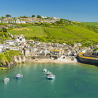 Buy canvas prints of Port Isaac, North Cornwall by Justin Foulkes