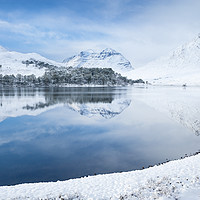 Buy canvas prints of Liathach from Loch Clair, Scotland by Justin Foulkes