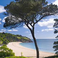 Buy canvas prints of Blackpool Sands, South Devon by Justin Foulkes