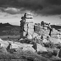 Buy canvas prints of Hound Tor, Dartmoor, Devon by Justin Foulkes