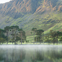 Buy canvas prints of Haystacks and The Sentinels, Buttermere, Lake District by Justin Foulkes