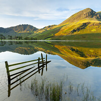 Buy canvas prints of Buttermere, Lake District, England by Justin Foulkes