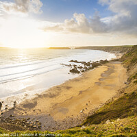 Buy canvas prints of Marloes Sands, Pembrokeshire, Wales by Justin Foulkes