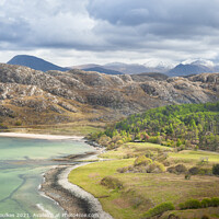 Buy canvas prints of Gruinard Bay, Wester Ross, Scotland by Justin Foulkes