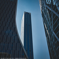 Buy canvas prints of tower blocks, canary wharf by mark Smith