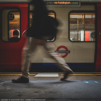 Buy canvas prints of on the move, london underground #1 by mark Smith