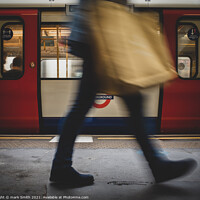 Buy canvas prints of on the move, london underground #2 by mark Smith