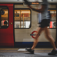 Buy canvas prints of on the move, london underground #3 by mark Smith