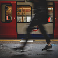 Buy canvas prints of on the move, london underground #4 by mark Smith