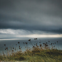 Buy canvas prints of clearing storm, beachy head by mark Smith