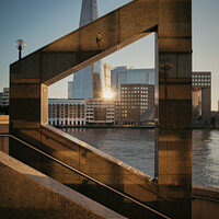 Buy canvas prints of sunlit staircase, london by mark Smith