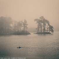 Buy canvas prints of Tarn Hows in Mist by mark Smith