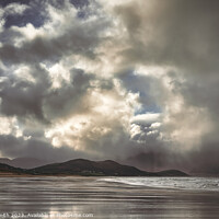 Buy canvas prints of stormy Skies over Brandon Bay by mark Smith