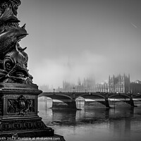 Buy canvas prints of misty morning in westminster by mark Smith