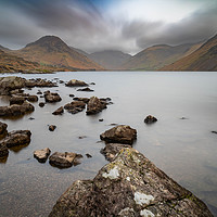 Buy canvas prints of Rocks in Wast Water by mark Smith