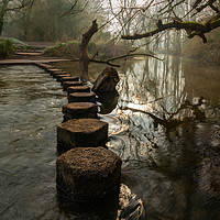 Buy canvas prints of Stepping Stones by mark Smith