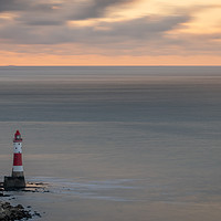 Buy canvas prints of Sunrise Beachy Head Lighthouse by mark Smith