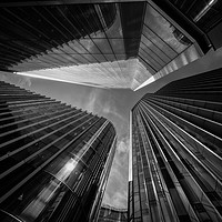 Buy canvas prints of Looking Up In The City by mark Smith