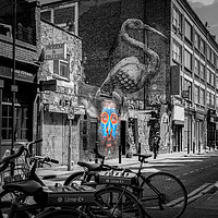 Buy canvas prints of Street Art Brick Lane by mark Smith