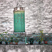 Buy canvas prints of Green Shutters by mark Smith