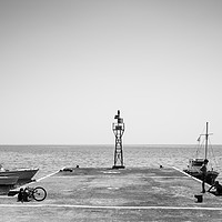 Buy canvas prints of Boys on the pier by mark Smith