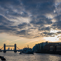 Buy canvas prints of Sunrise Over London by mark Smith