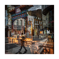 Buy canvas prints of Chinatown Reflections by mark Smith