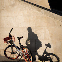 Buy canvas prints of invisible cyclist by mark Smith