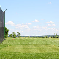 Buy canvas prints of golf course summer landscape by goce risteski
