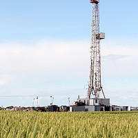 Buy canvas prints of land oil drilling rig petroleum industry by goce risteski