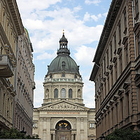 Buy canvas prints of Saint Stephen's Basilica Budapest Hungary by goce risteski