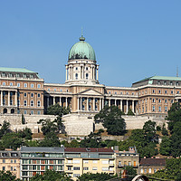 Buy canvas prints of Royal castle Budapest landmark Hungary by goce risteski