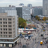 Buy canvas prints of Berlin cityscape by Ian M